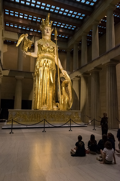 Estatua de Atenea Párthenos, réplica de la obra de Fideas - ©JMPhotographia