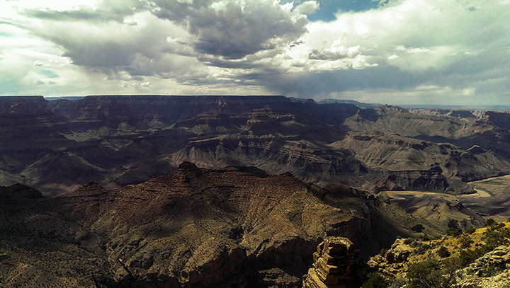 El Gran Cañón desde Desert View Watchtower - Foto con móvil de Francisco Manuel Moraleda Díaz